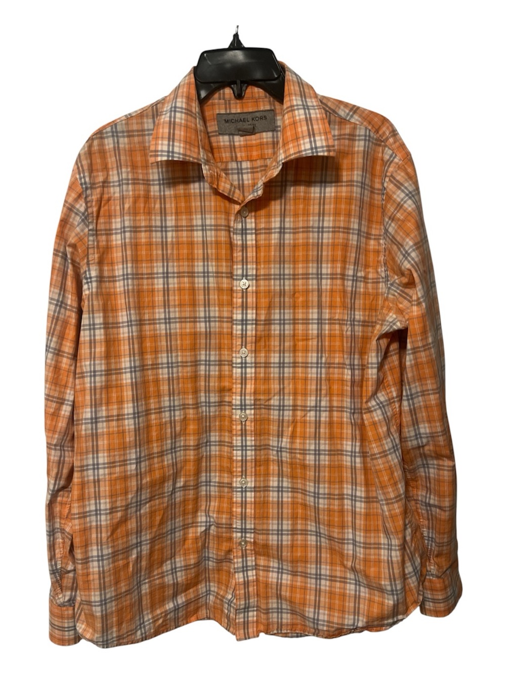 Men’s Michael Kors Orange Button Down Shirt